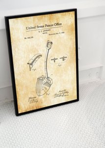 Retro plakát Anthony patentové zeměkouley USA