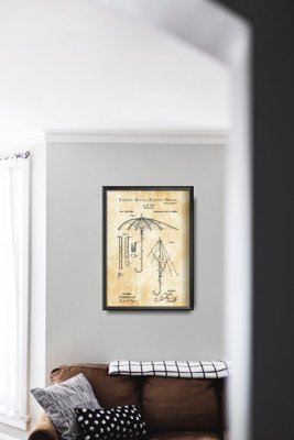 Retro plakát Parasol EGE Patent USA