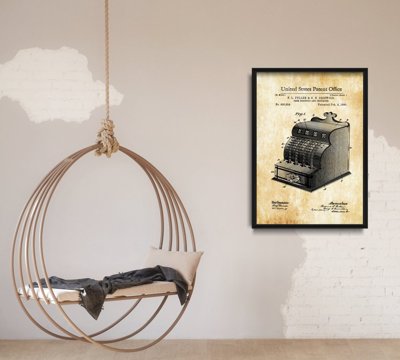 Retro plakát Fuller Fuller & Griswold USA patent
