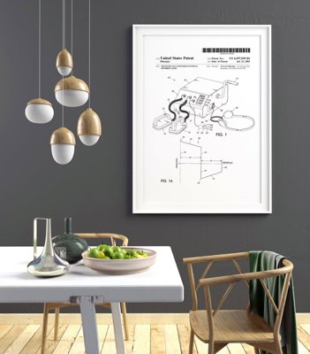 Retro plakát Patent na defibrilátoru