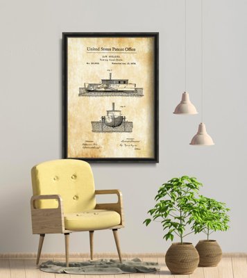 Retro plakát US patent na tuch