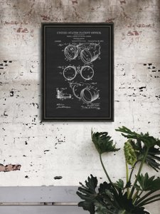 Retro plakát Svařovací brýle Ihrcke patent USA