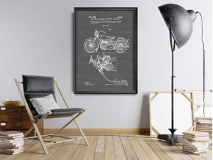 Dekorativní plakát Motocykl Harley Davidson