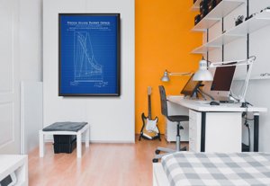 Dekorativní plakát Patent Steinway klavírní