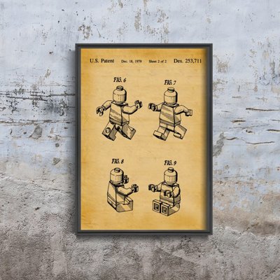 Designovy plakát Nejlepší kolekce Lego