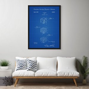 Designovy plakát US patent Mitchell