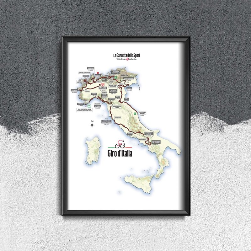Retro plakát Giro D Italia