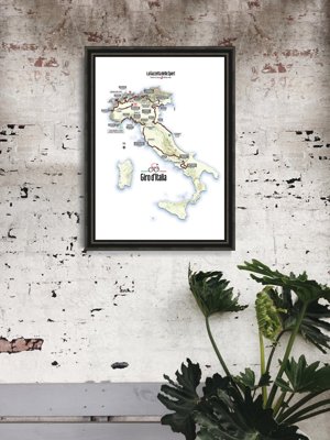 Retro plakát Giro D Italia
