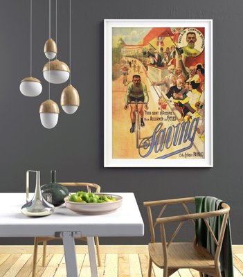 Retro plakát Ročník kole tisk