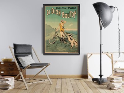 Retro plakát Dion Bouton Bike