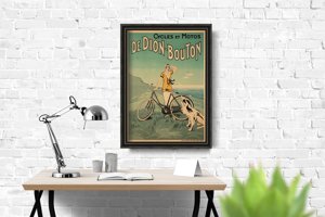 Retro plakát Dion Bouton Bike