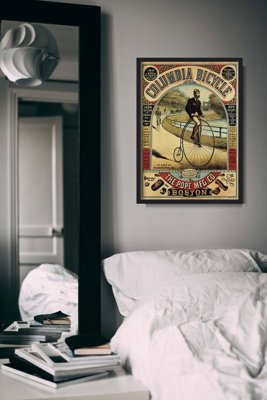 Retro plakát Columbia Bicycle Poster