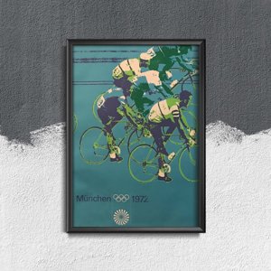 Retro plakát Olympijský postýlkový plakát