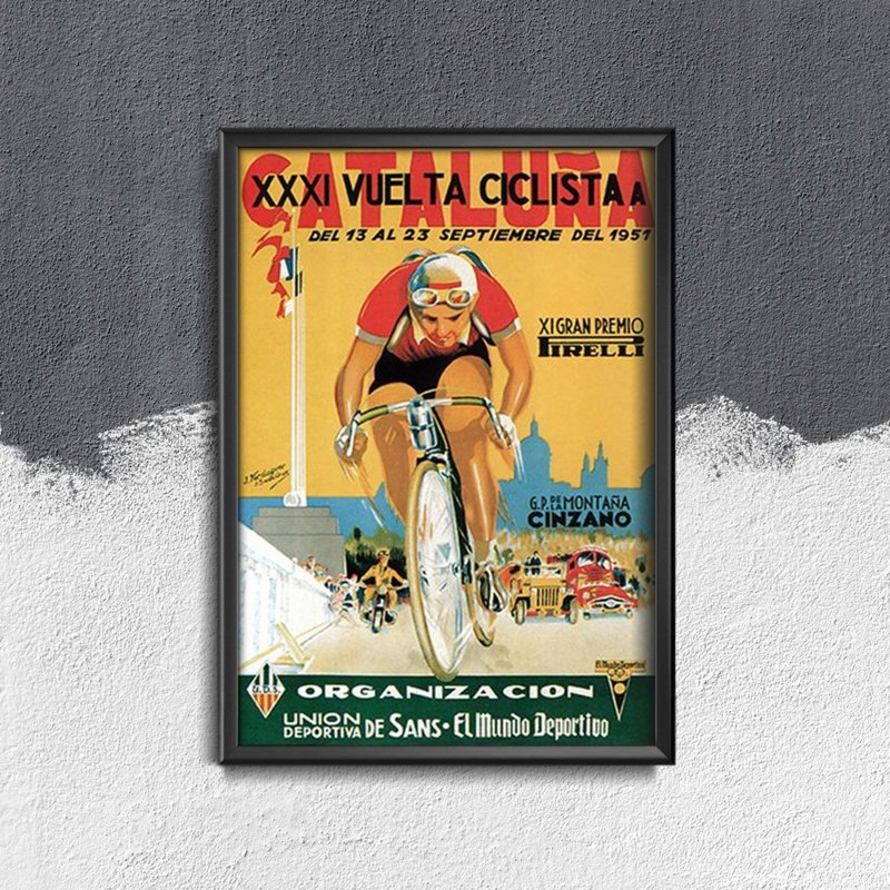 Plakát na zeď Vuelta Ciclista Cataluna