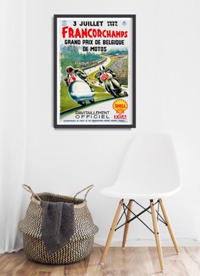 Plakát Francorchamps Grand Prix de Belgique