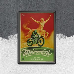 Plakát Motoconfort sur pneus hutchinson