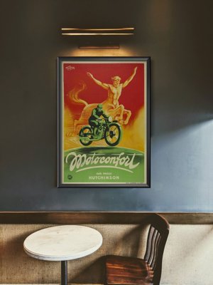 Plakát Motoconfort sur pneus hutchinson