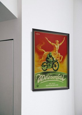 Plakát Motoconfort sur pneus hutchinson