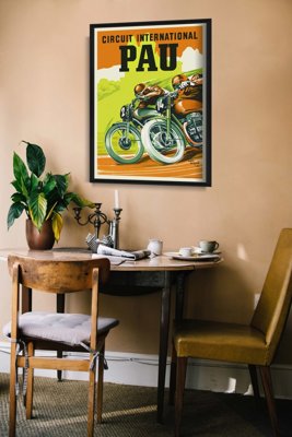 Plakát Mezinárodní motocykl Circu Pau