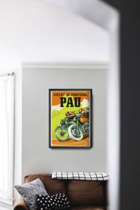 Plakát Mezinárodní motocykl Circu Pau