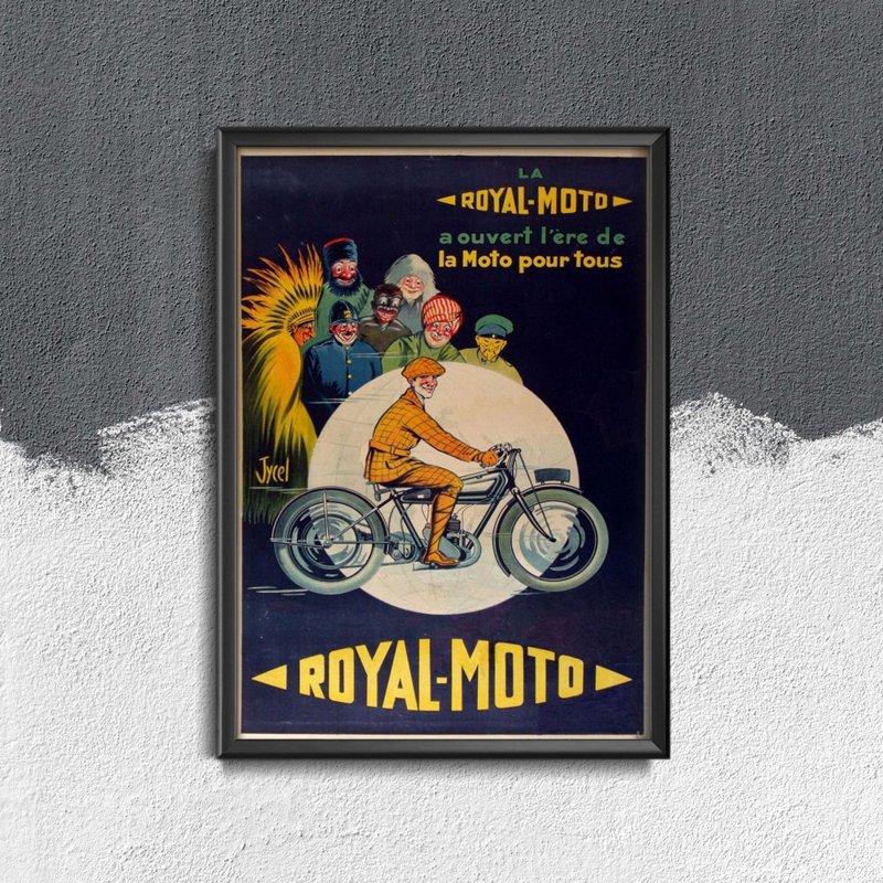 Plakát Royal Moto vinobraní