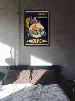 Plakát Royal Moto vinobraní