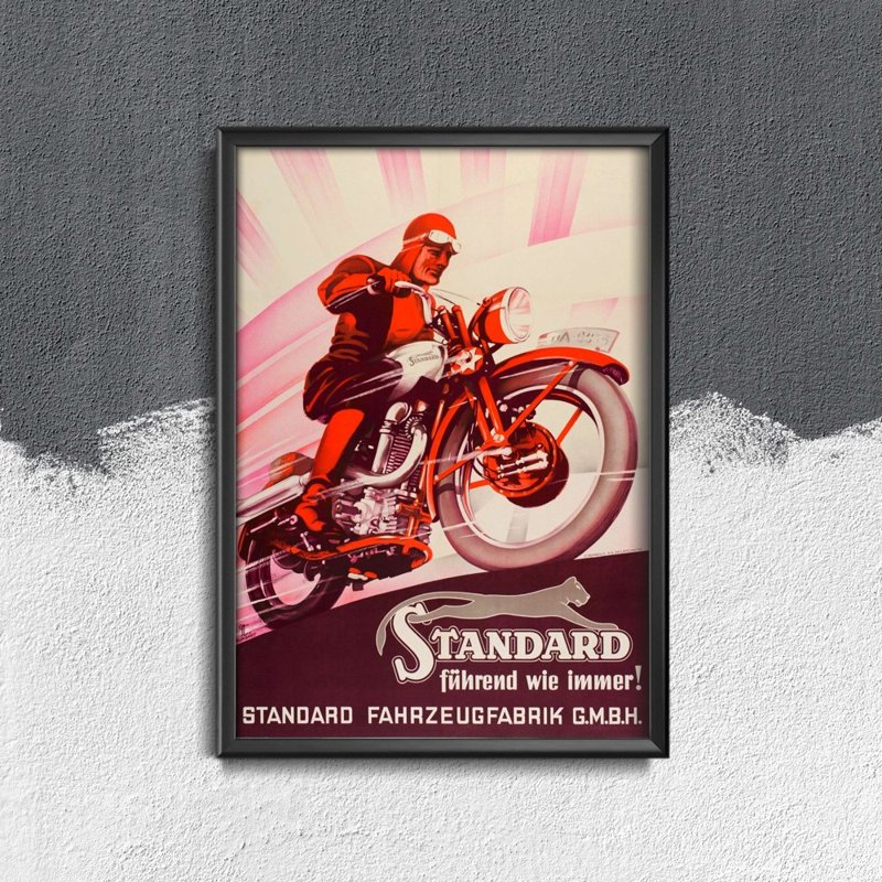 Plakát Motocykl