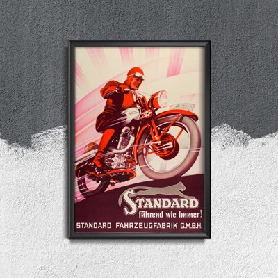 Plakát Motocykl
