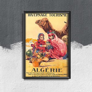 Retro plakát Alžírsko