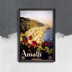 Plakát Amalfi itálie