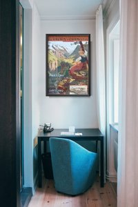 Designovy plakát Chamonix francouzština
