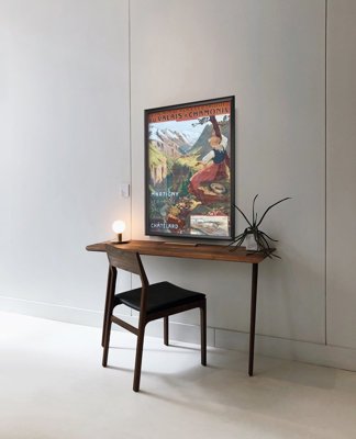 Designovy plakát Chamonix francouzština