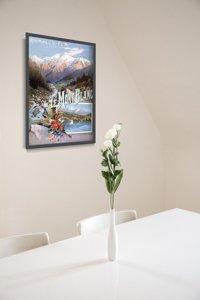 Designovy plakát Mont blanc french