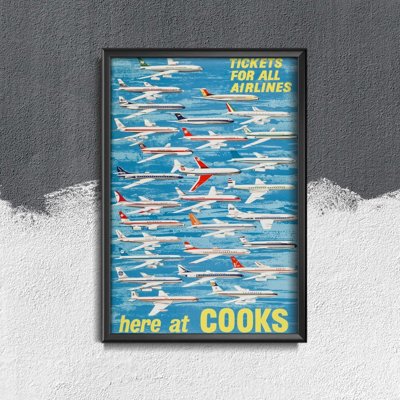 Plakát Zde v cooks airlines