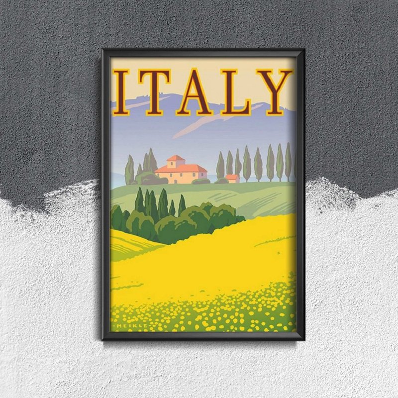 Plakát Itálie see