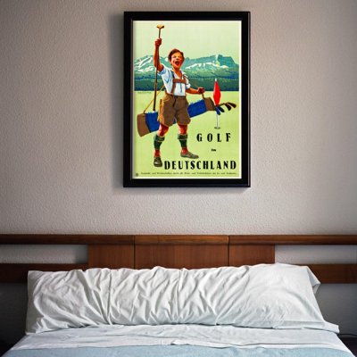 Plakát Německo golf