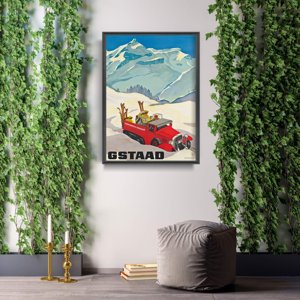 Plakát Gstaad švýcarsko