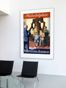 Plakát Philadelphia pennsylvania railroad