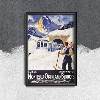 Plakát Švýcarsko montreux berner