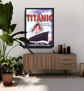 Plakát Titanic southampton do new yorku