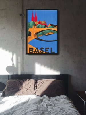 Dekorativní plakát Basilej švýcarsko