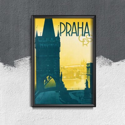 Dekorativní plakát Česká praha