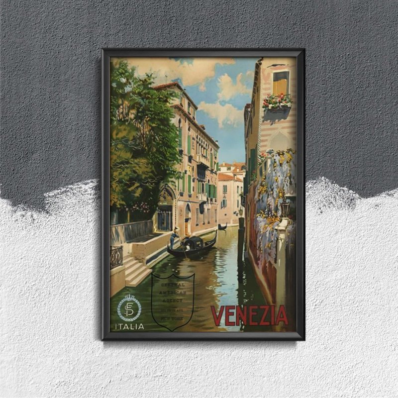 Plakát Benátky italiy