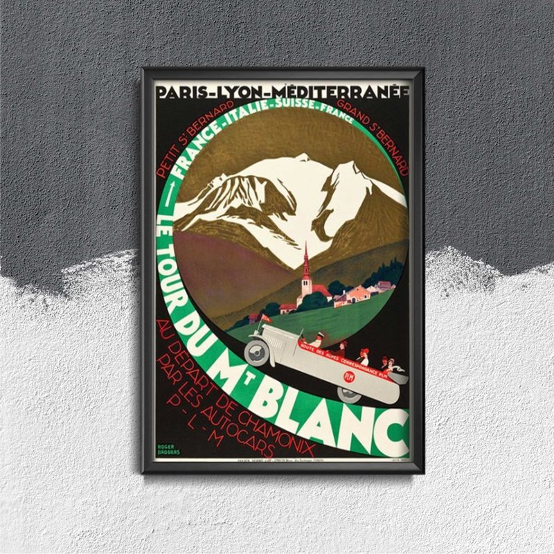 Plakát Mount blanc