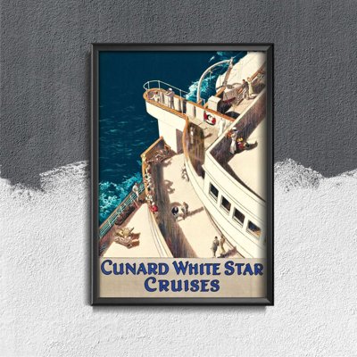 Plakát Cunard white star cruises