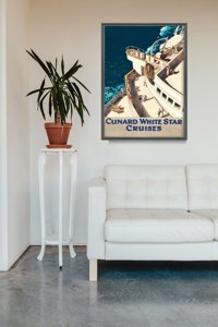 Plakát Cunard white star cruises
