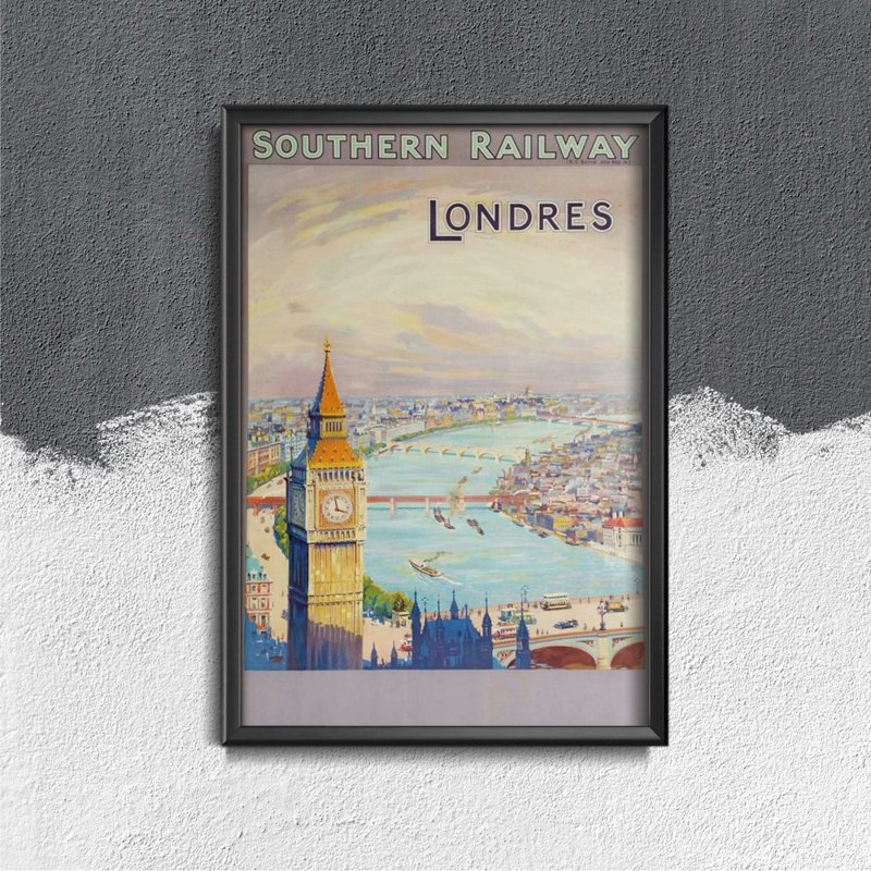 Plakát Jižní železnice londýn