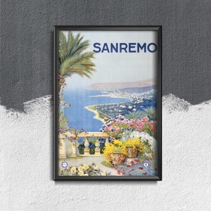 Plakát Sanremo itálie
