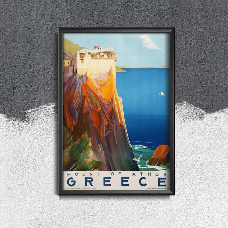 Plakát Mount athos řecko