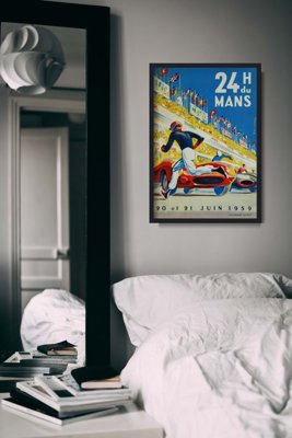Retro plakát Beligond H du Mans